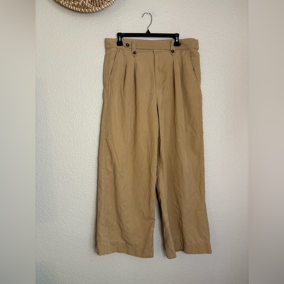 Madewell The Harlow Wide-Leg Pant in Seed Khaki Size 14 - Picture 6 of 16